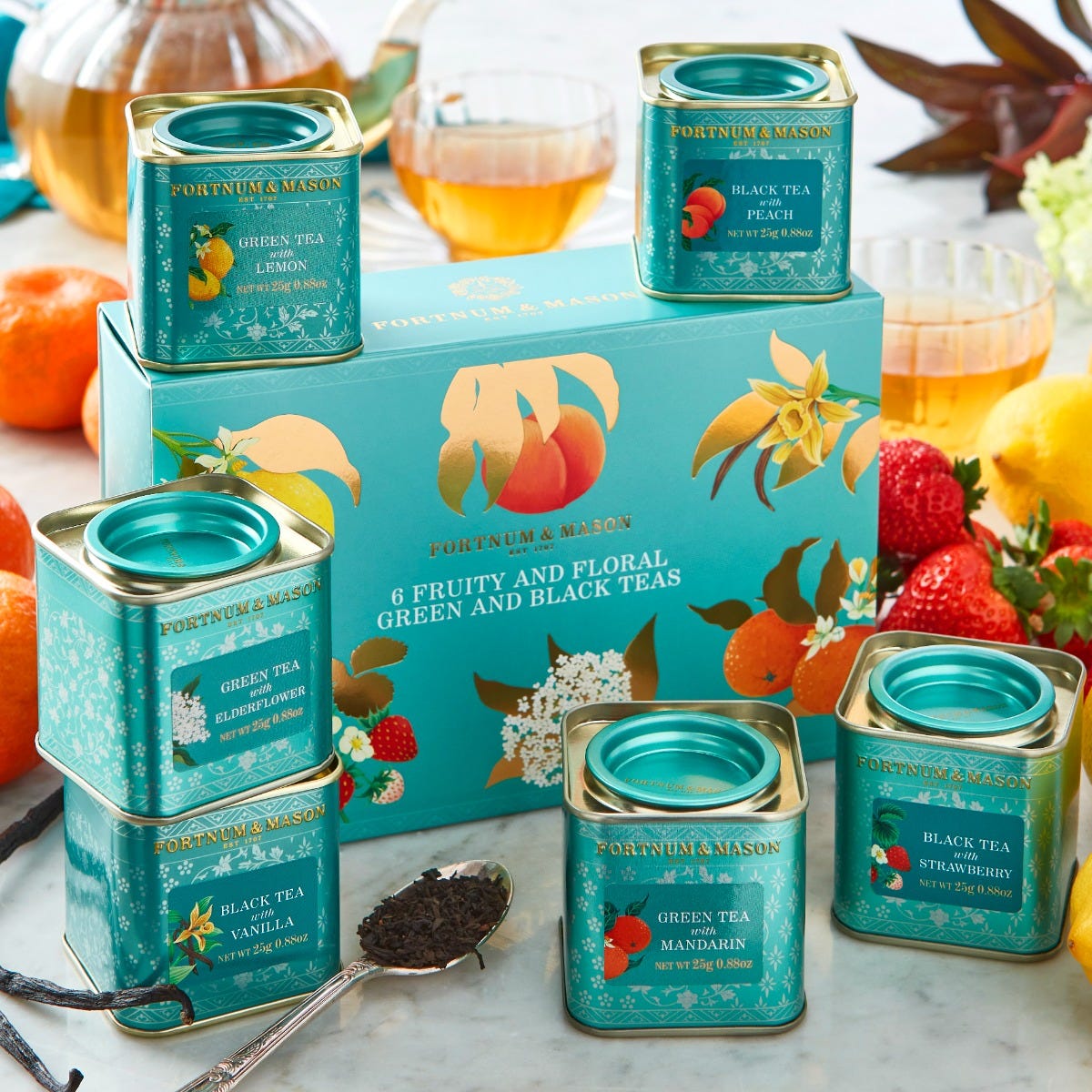 送料無料 ギフト Six Mini 25g x 6 Teas, Scented Tea